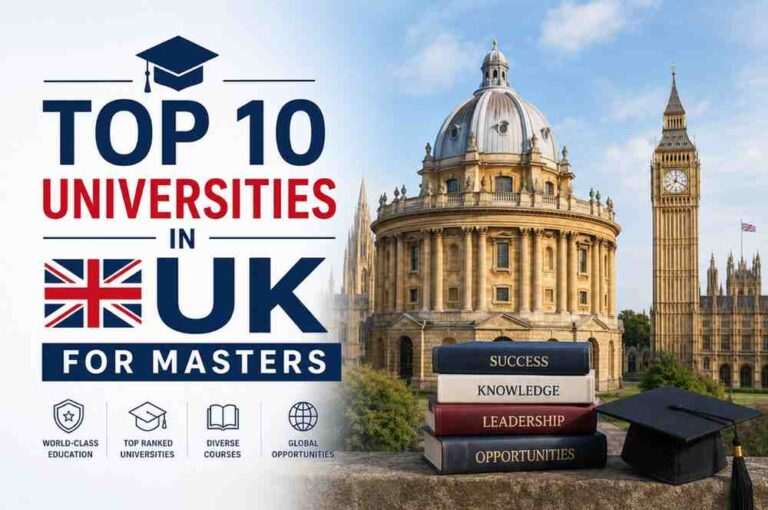 Top 10 Universities in UK for Masters