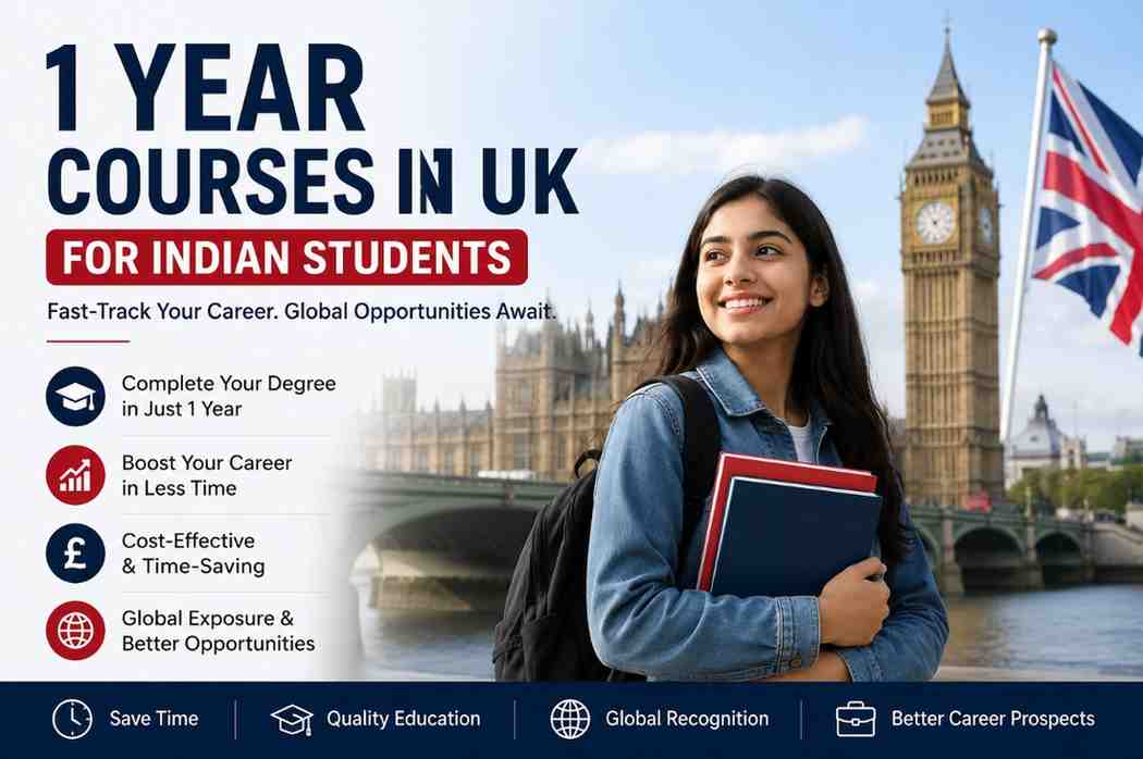 1 Year Courses in UK for Indian Students 2026: Types & Fees