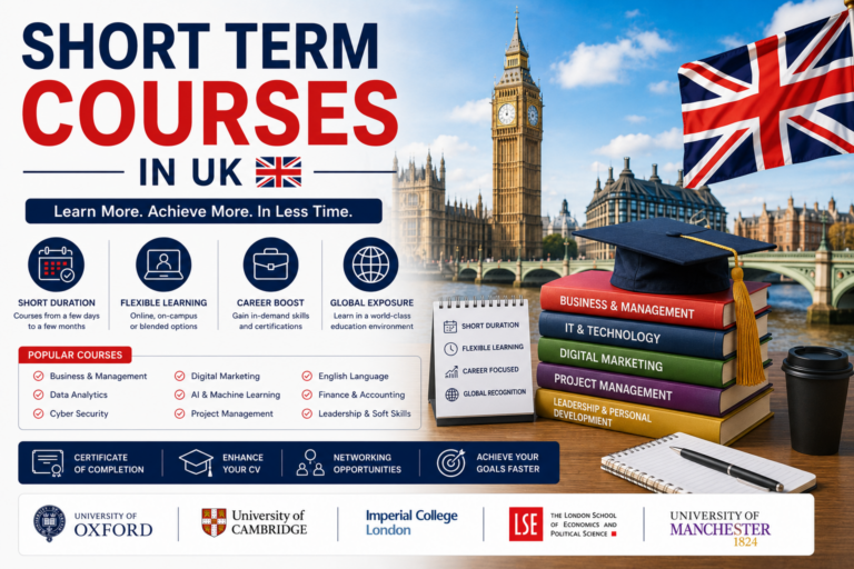 Short term courses in the UK
