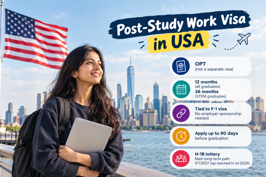 Post-Study Work Visa in USA