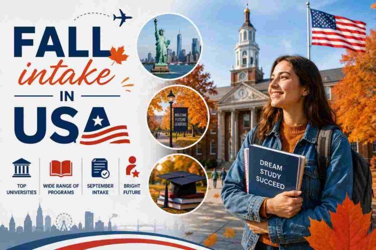 Fall intake in USA