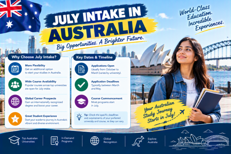 July Intake in Australia