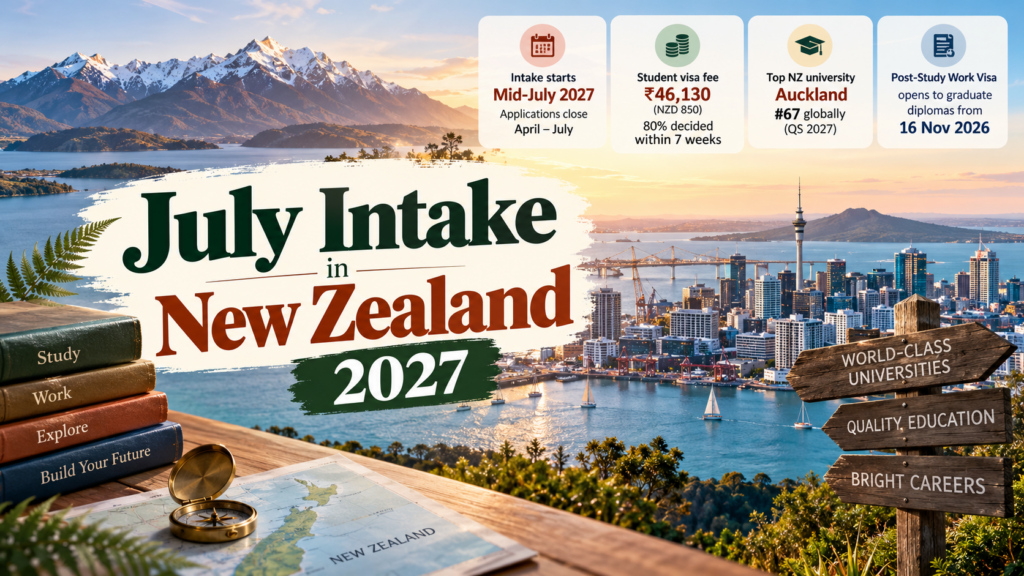 July Intake in New Zealand