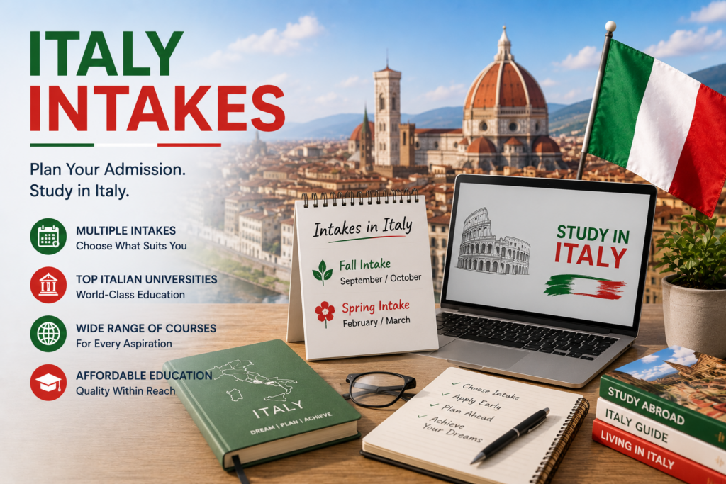 italy intakes