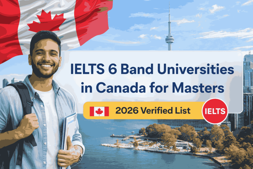IELTS 6 Band Universities in Canada for Masters