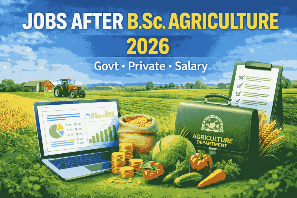 Jobs After BSc Agriculture