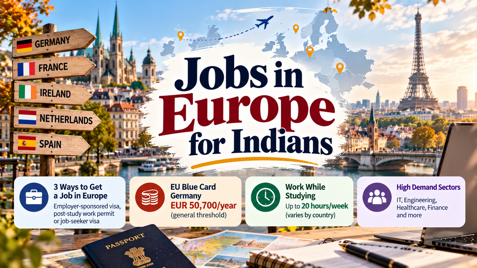 Jobs in Europe for Indians