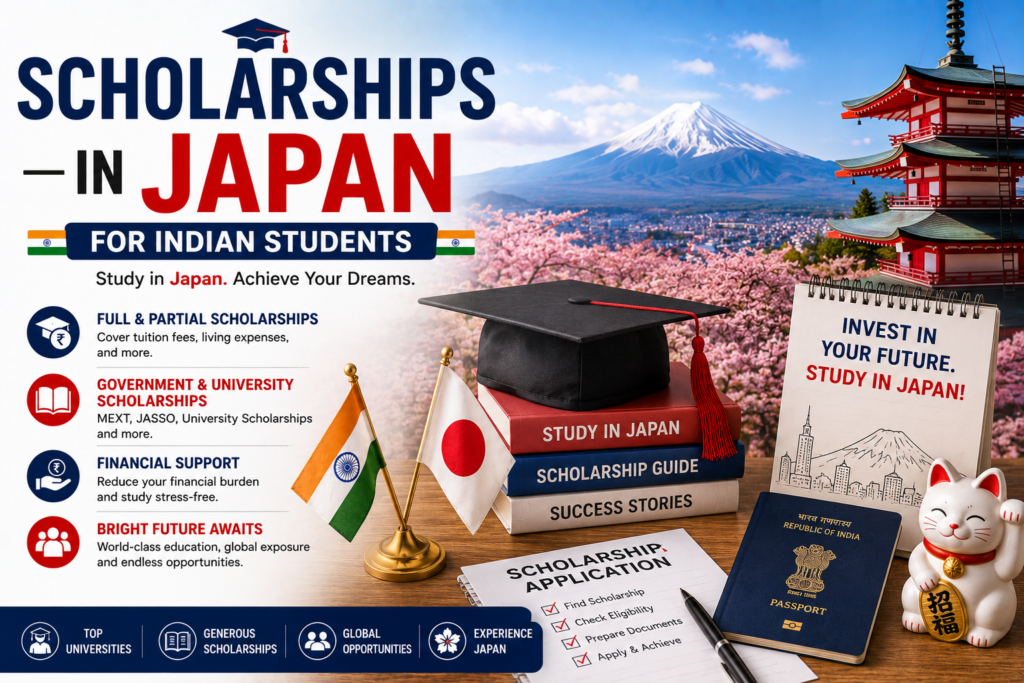 Scholarships in Japan for Indian Students