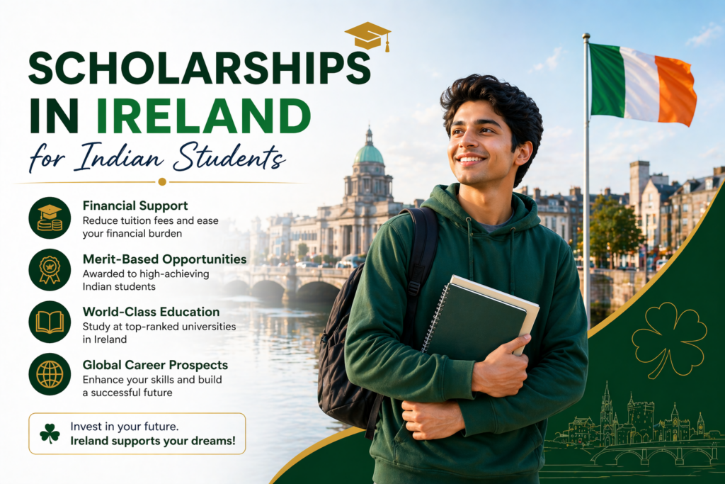 Scholarships in Ireland for Indian Students 2026: Amounts, Deadlines, and How to Apply 