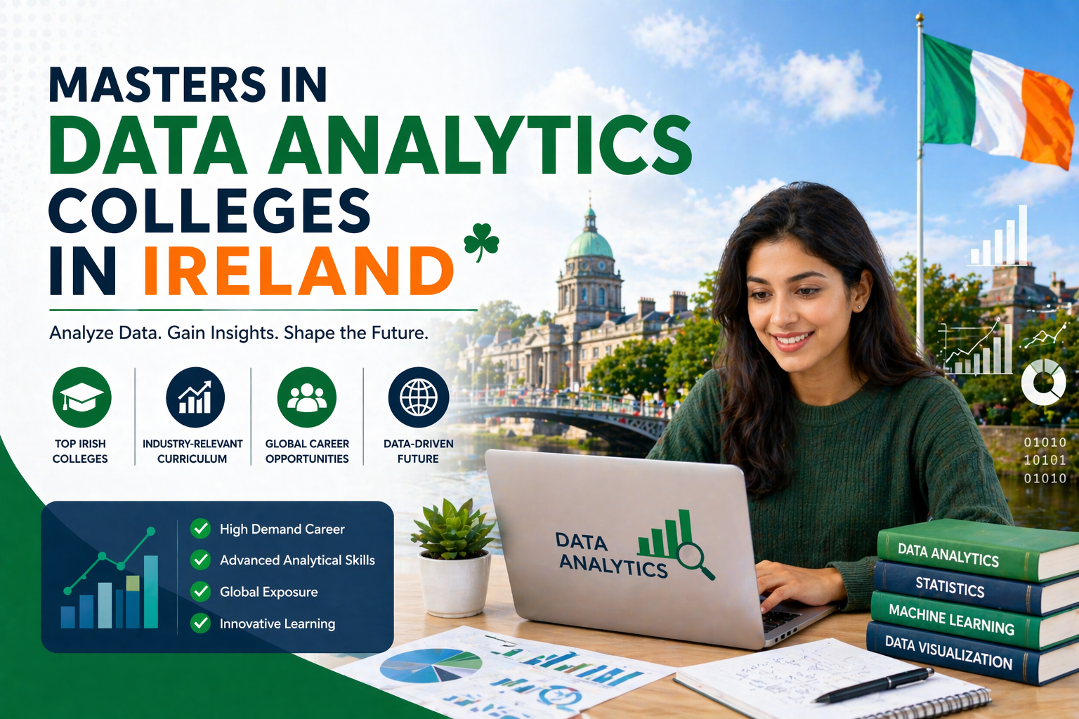 Data Analytics Collage Masters in Data Analytics Colleges in Ireland 2026 : Fees and CGPA