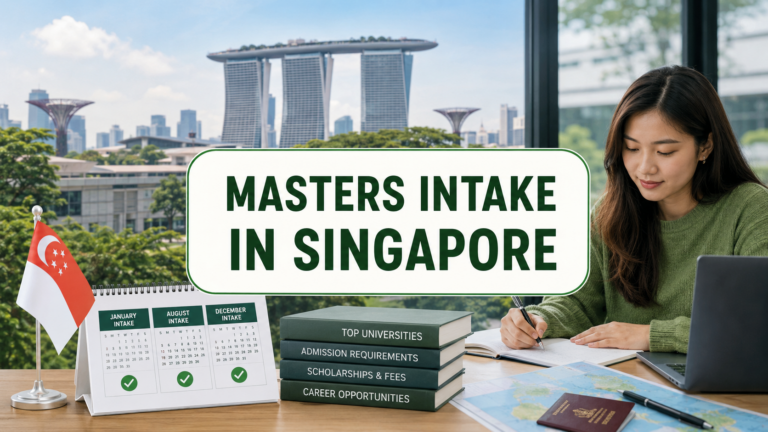 Masters Intake in Singapore