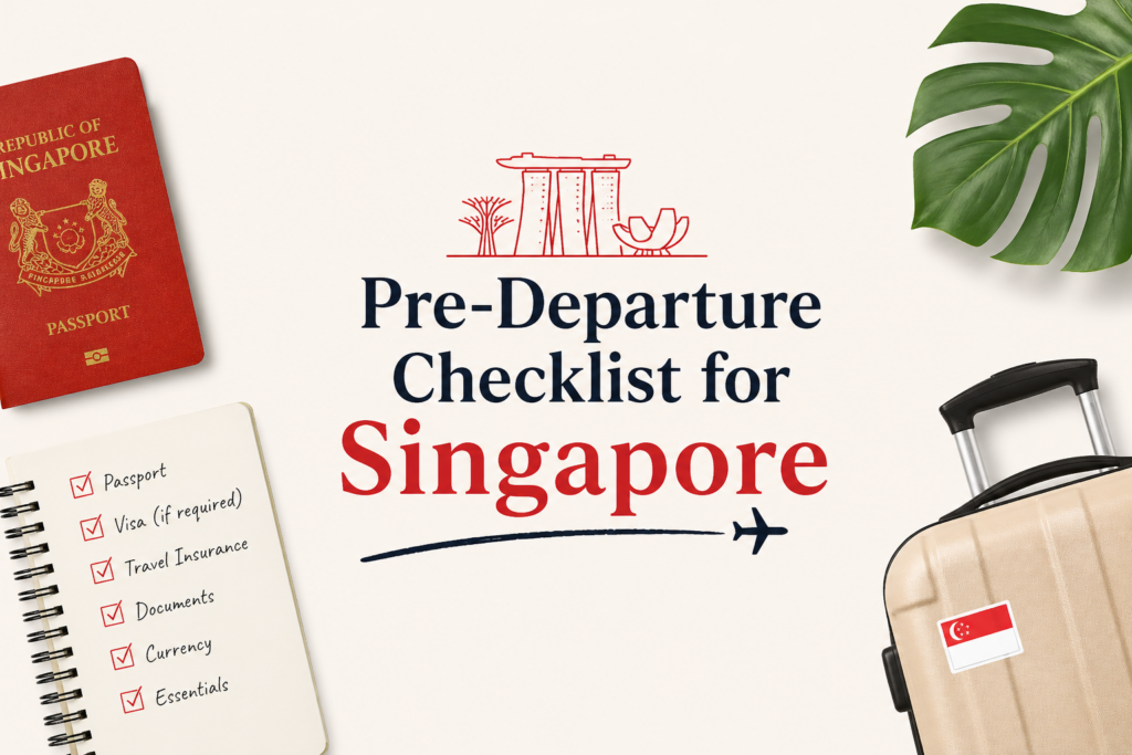 Pre-Departure Checklist for Singapore: India-Specific Guide for 2026-27