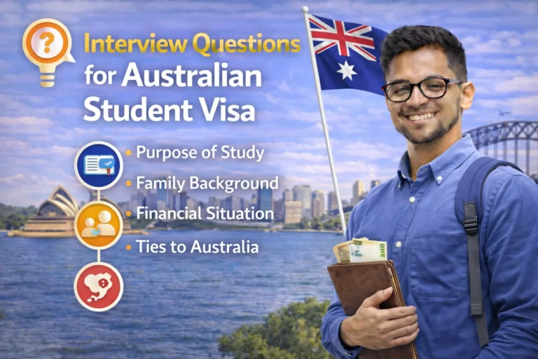 Interview Questions for Australian Student Visa