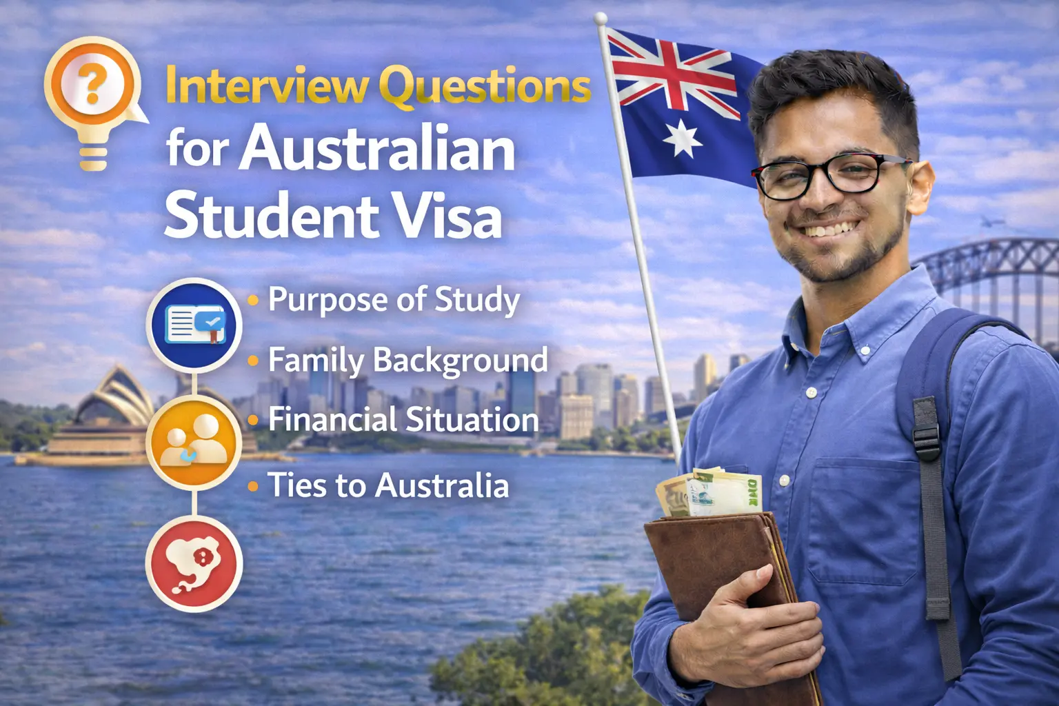 Top Interview Questions for Australian Student Visa 2026