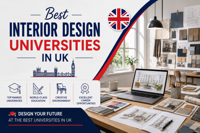 Best Interior Design Universities in UK 2026 : Fees & Rankings