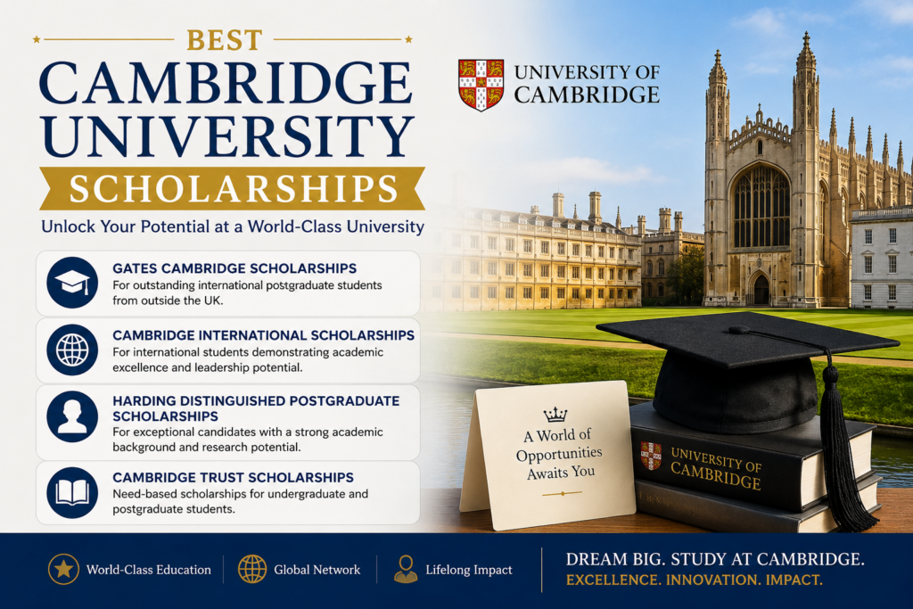 Best Cambridge University Scholarships for Indian Students: Stipends, Eligibility, and How to Apply in 2026-27