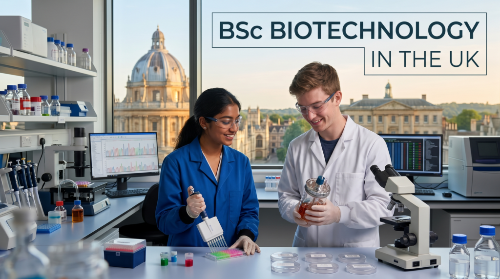 bsc biotechnology in the uk