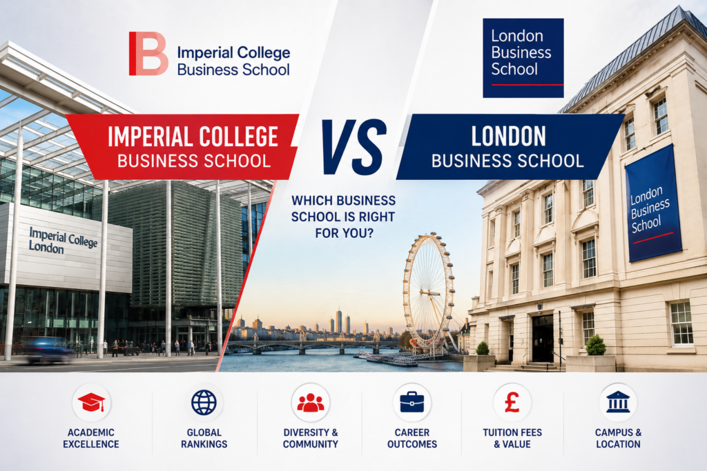 Imperial College Business School vs London Business School 2026: Fees, Rankings & ROI for Indian Students