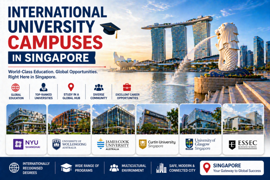 12 International University Campuses in Singapore for Indian Students (2026)