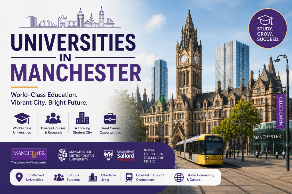 Top 10 Universities in Manchester 2026: Rankings, Fees & Acceptance Rate 