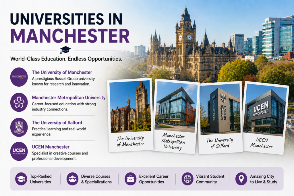 Top 10 Universities in Manchester 2026: Rankings, Fees & Acceptance Rate