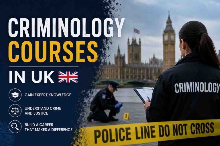 Criminology courses in UK