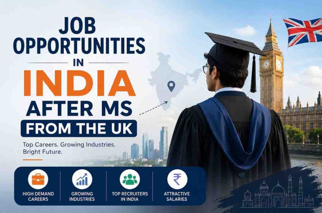 job opportunities in India after MS from the UK