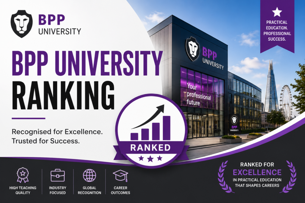 BPP University Ranking 2026-27: UK Rank, Fees and Career Value for Indian Students