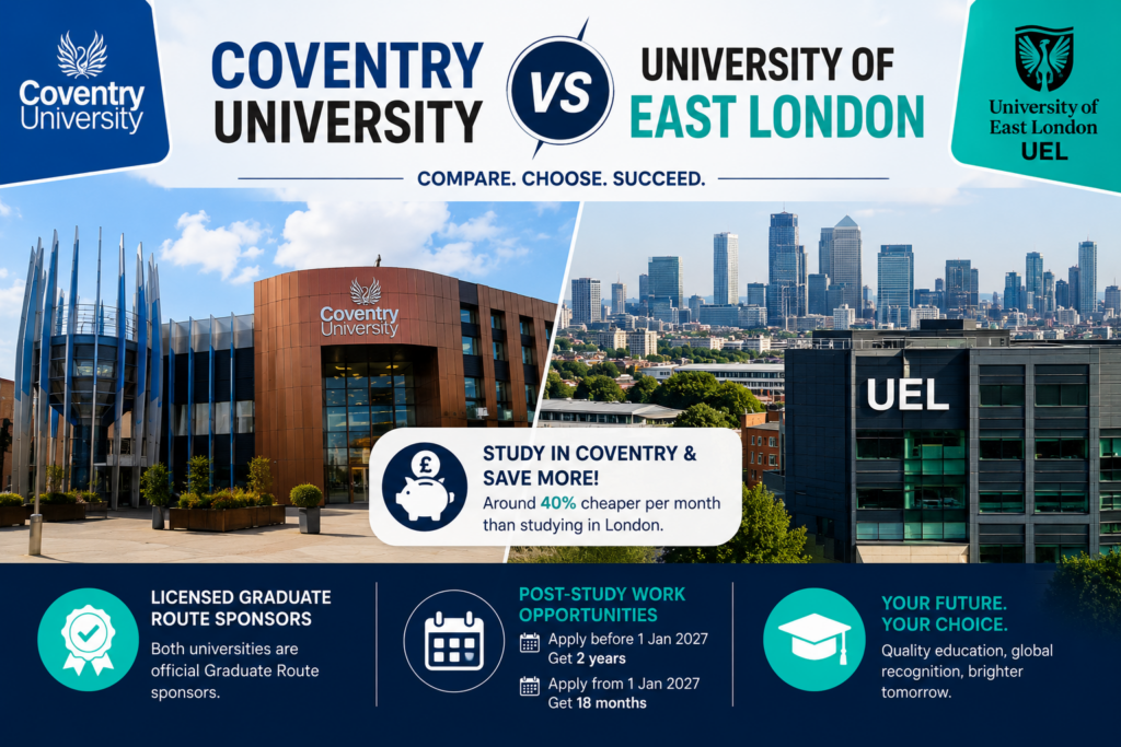 Coventry University vs University of East London