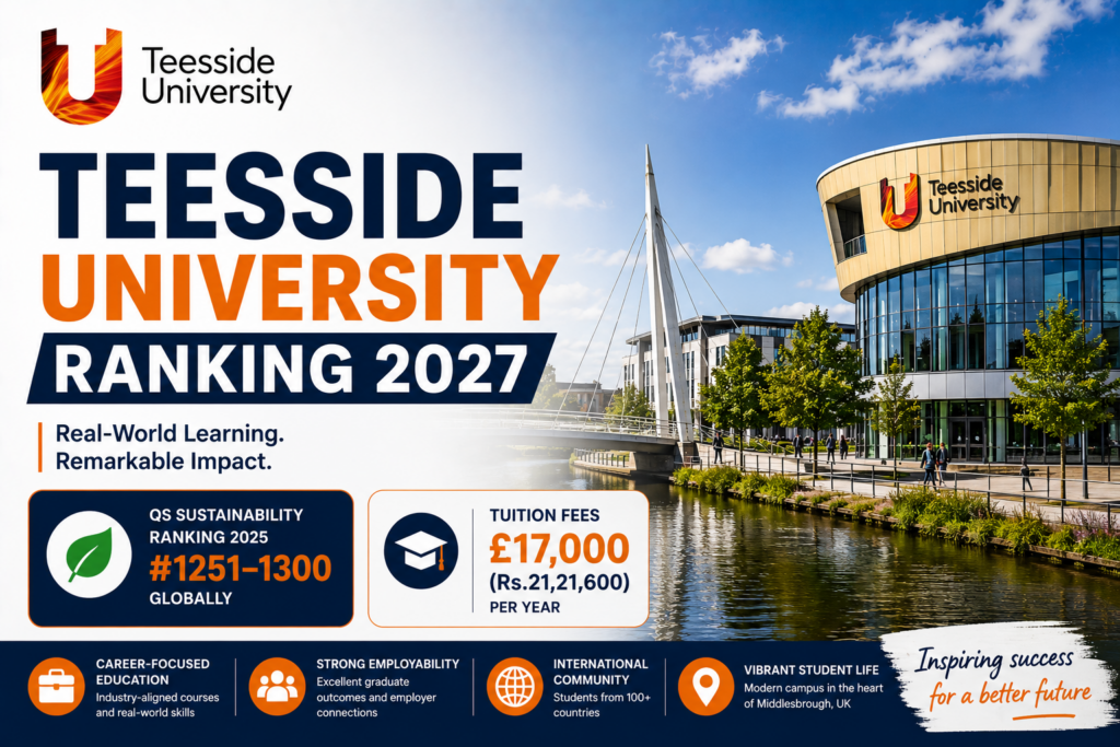 Teesside University Ranking