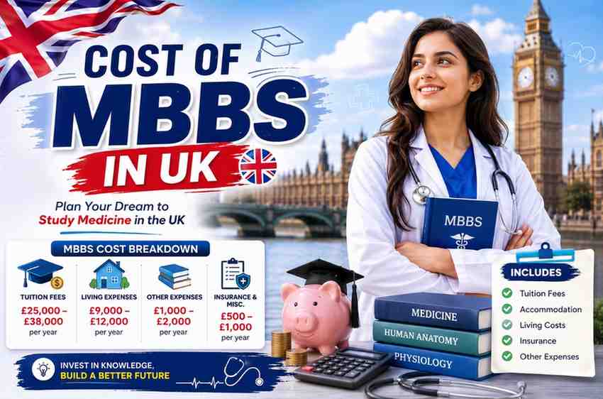 Cost of MBBS in UK