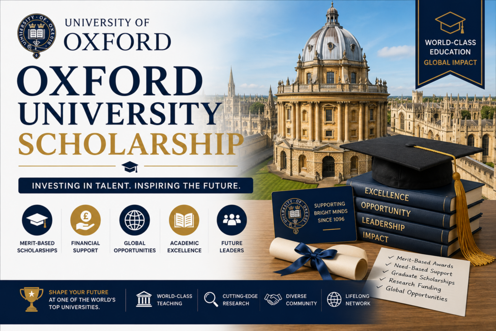 Oxford University Scholarships for Indian Students 2026-27