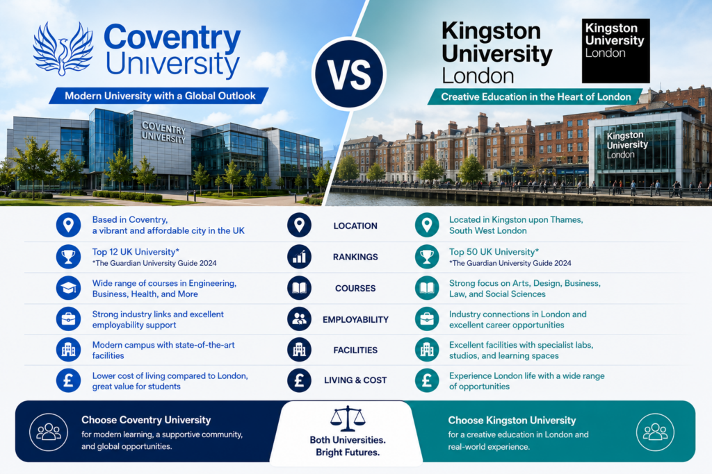 coventry university vs kingston university