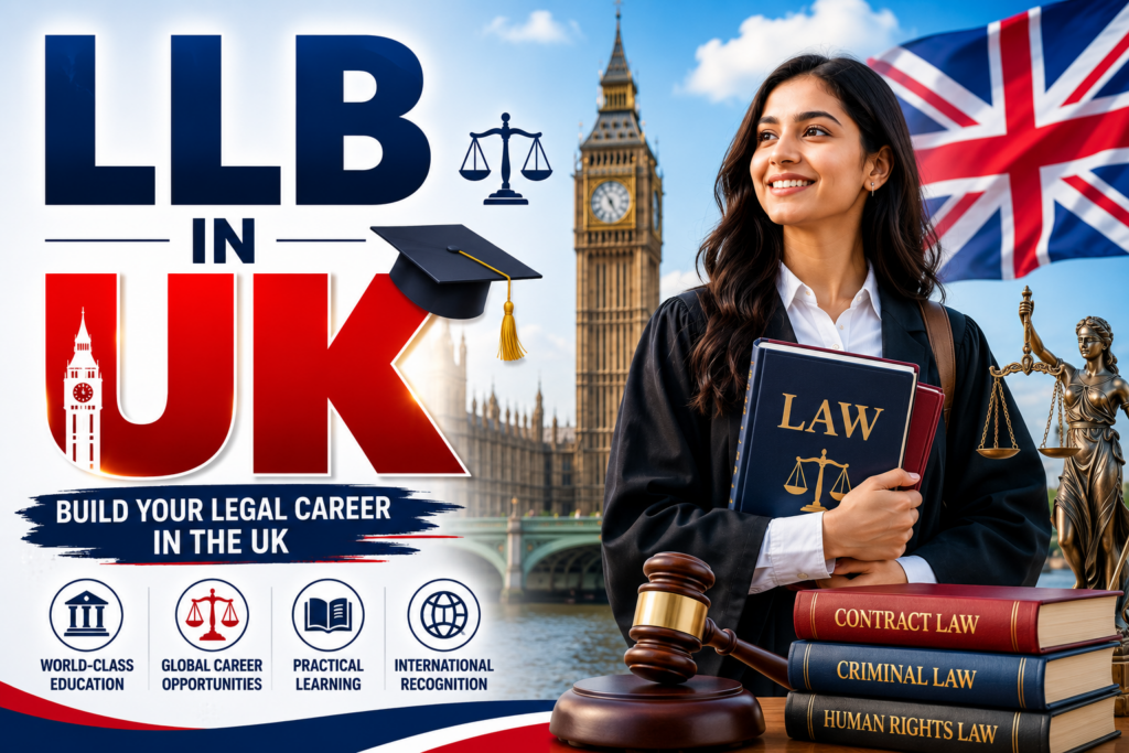 LLB in UK for Indian Students (2026): Fees, Top Universities, and Career Guide