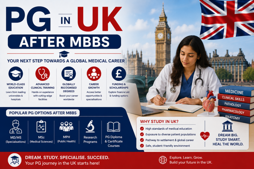 PG in UK After MBBS: PLAB, MRCP, Fees and NHS Career Guide for Indian Doctors (2026)