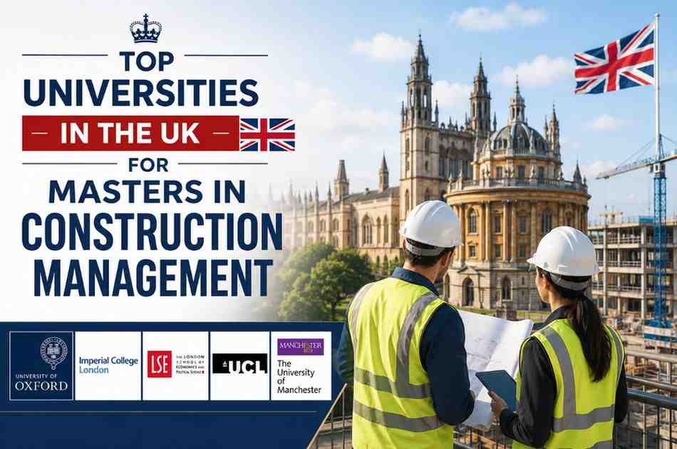 top universities in the uk for masters in construction management