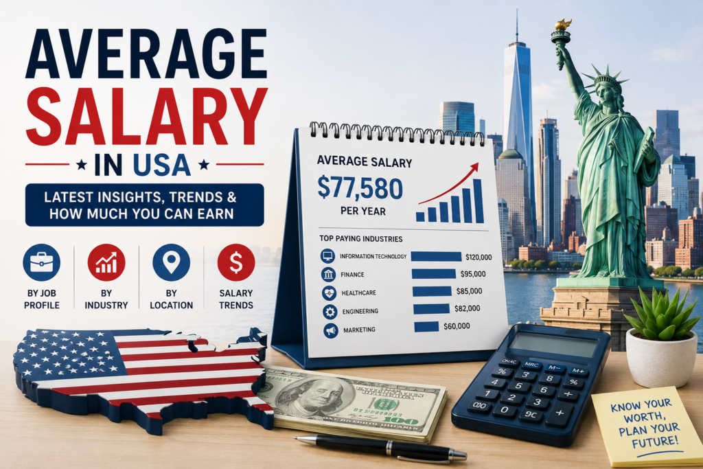 Average Salary in USA 2026: What Indian Students and Grads Actually Earn