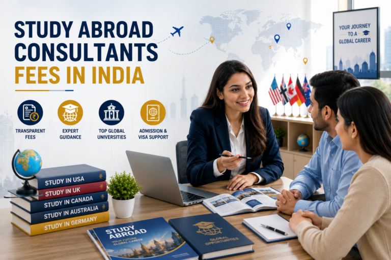 study abroad consultants fees in India