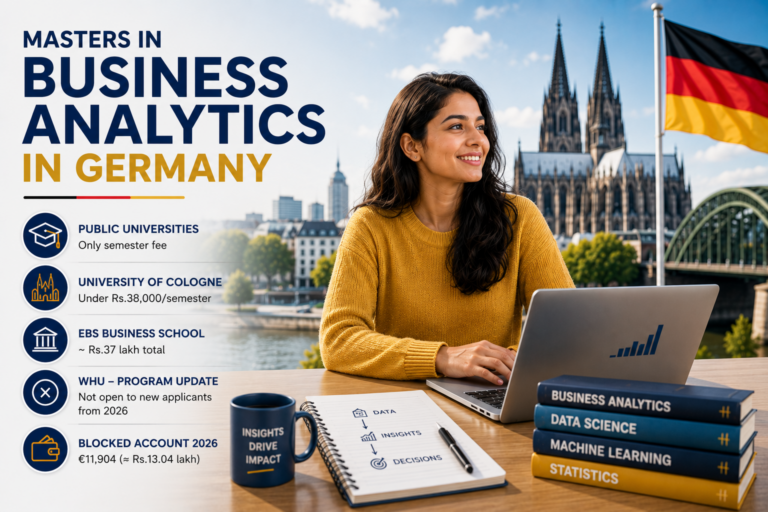 Masters in business analytics in Germany