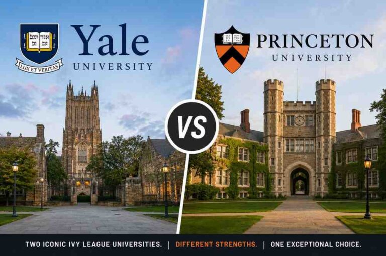 Yale University vs Princeton University