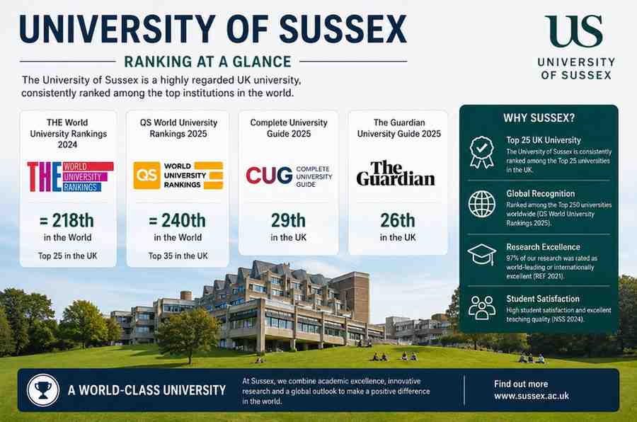 University of Sussex ranking
