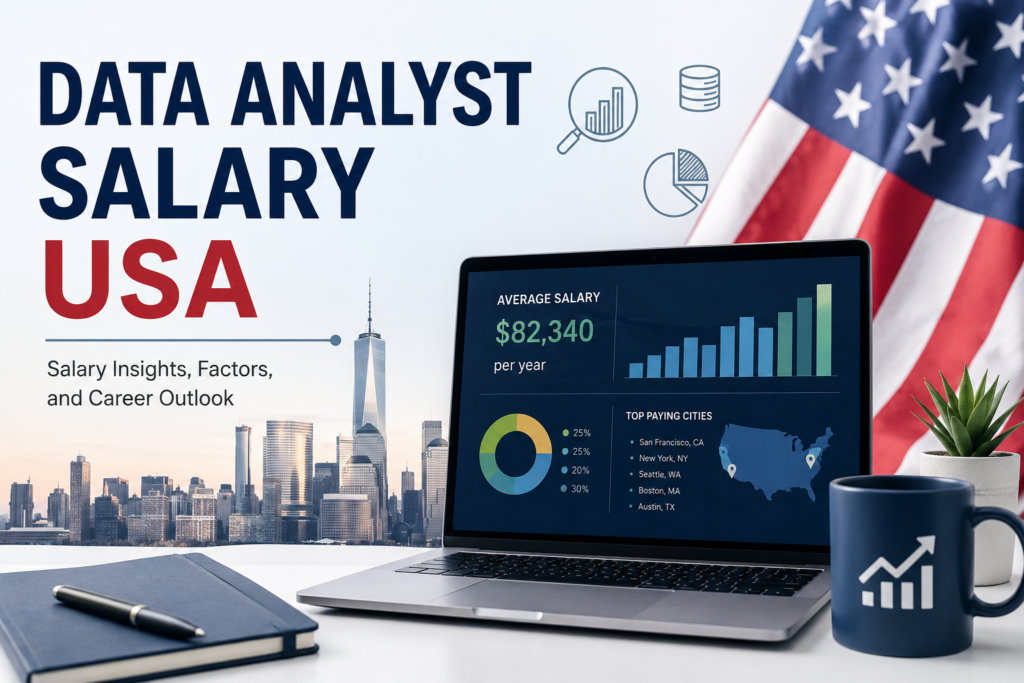 Data Analyst Salary USA 2026: Pay by Experience, City and Visa Status for Indian Students