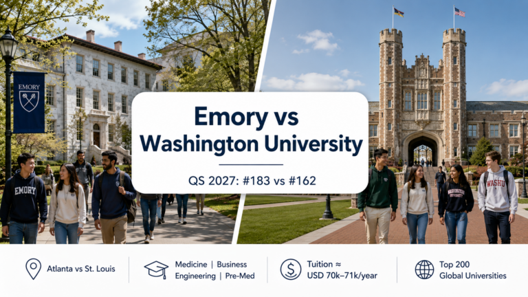 Emory vs Washington University