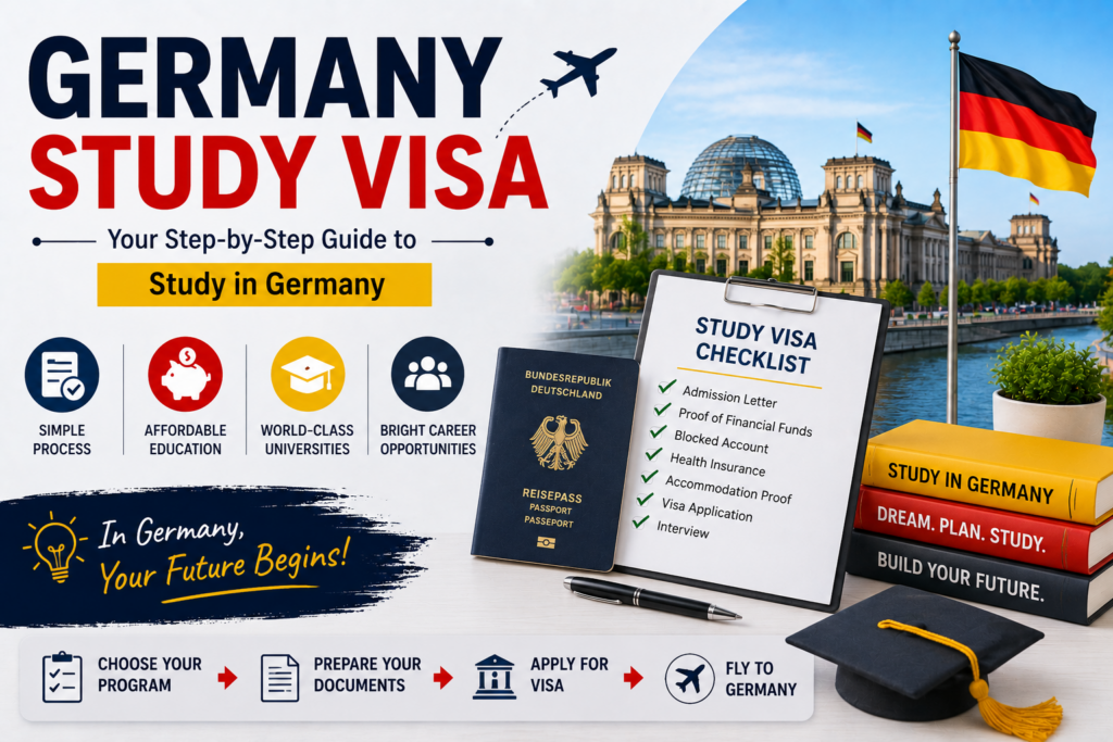 Germany Study Visa 2026: Fees, Documents & Process for Indian Students