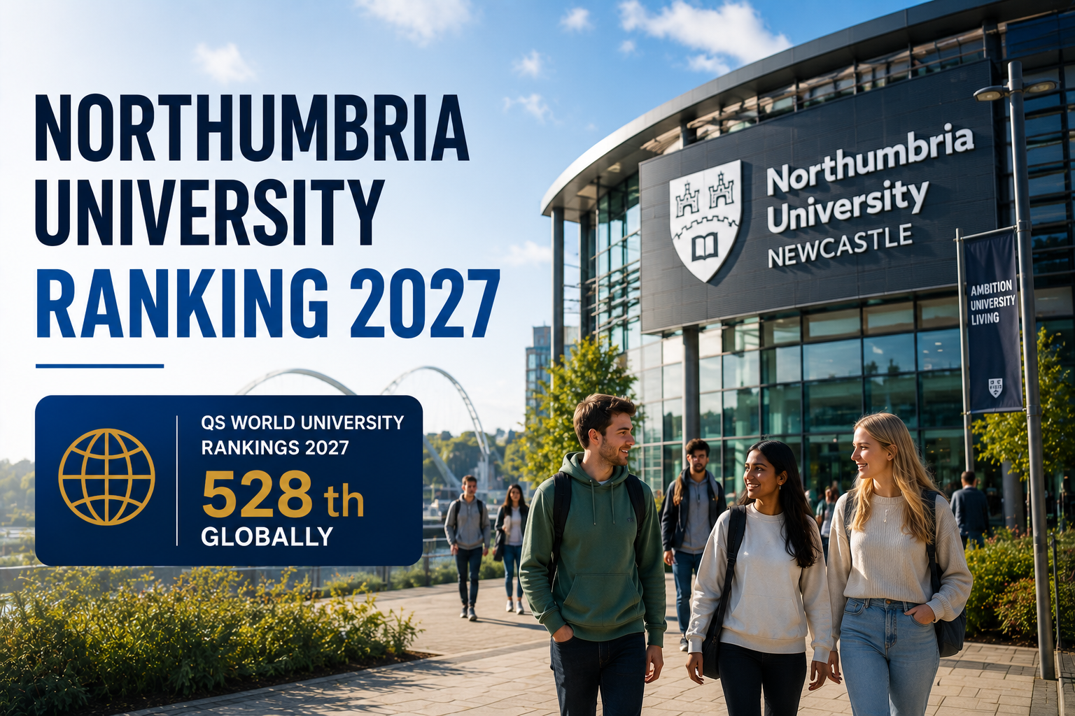 Uk Development Ranking Northumbria University Ranking 2027: QS Ranking, UK Rank & Reputation