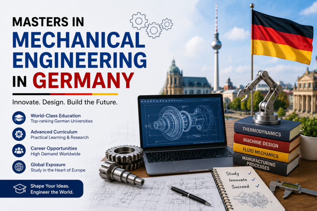 Masters in Mechanical Engineering in Germany: 2026-27 Guide for Indian Students
