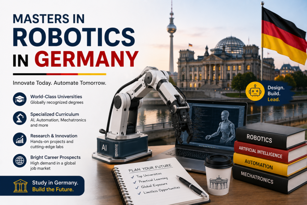 Masters in Robotics in Germany: Universities, Fees & Eligibility for Indian Students (2026-27)