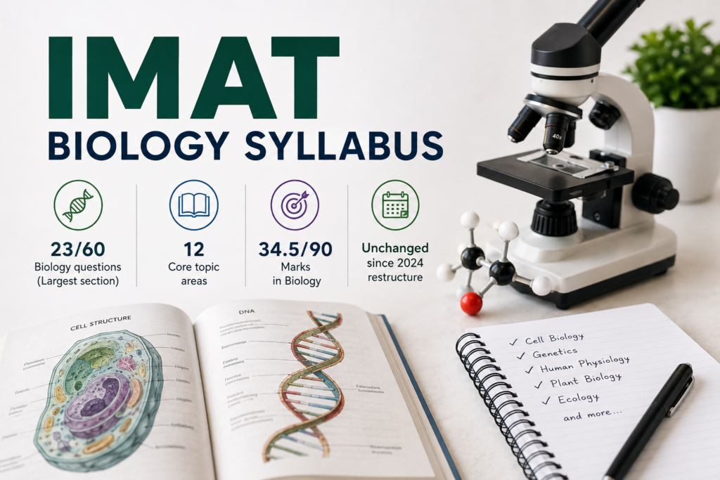 IMAT Biology Syllabus