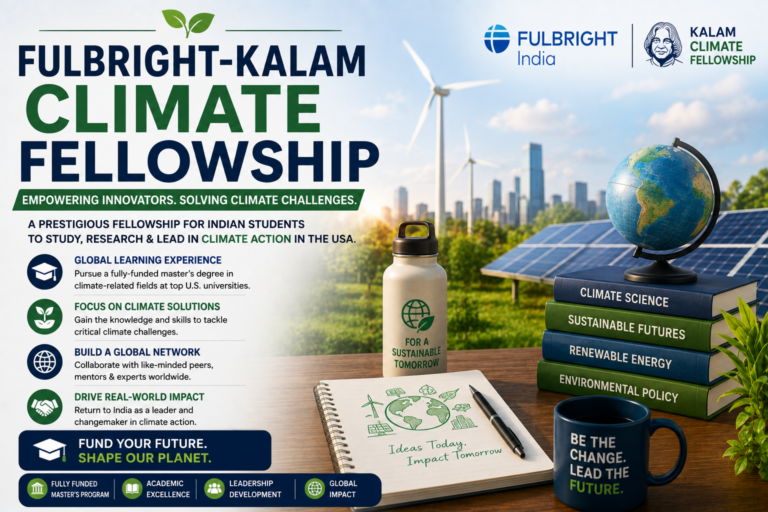 Fulbright-Kalam Climate Fellowship
