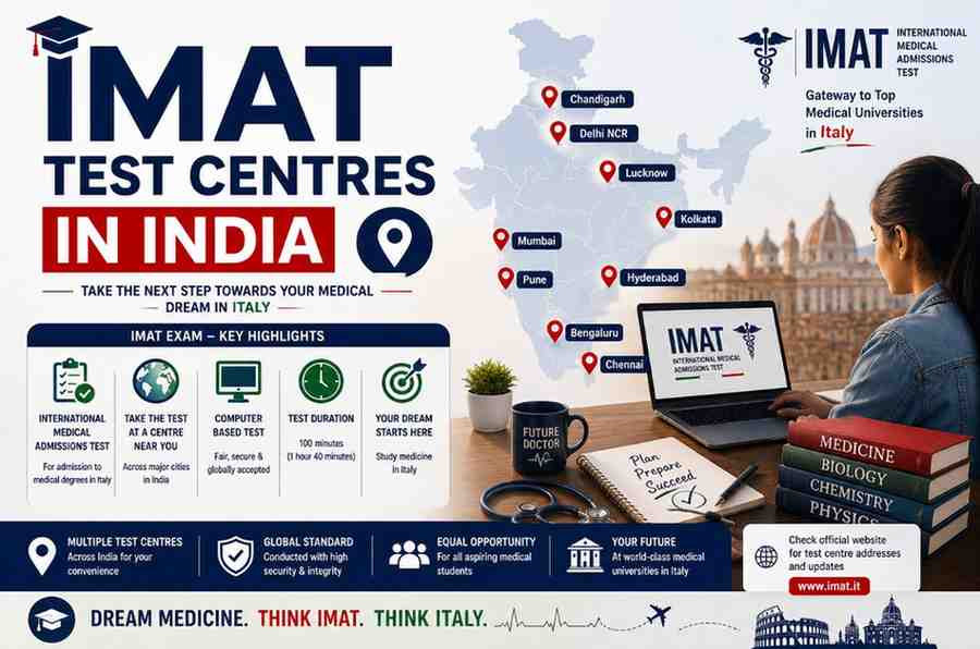 IMAT Test Centres in India